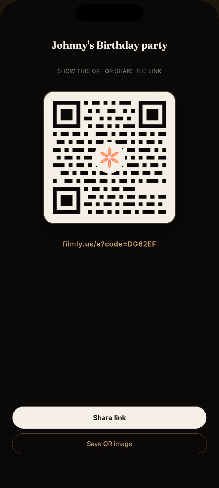 Filmly share